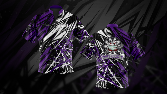 SILK JERSEY PURPLE DESIGN